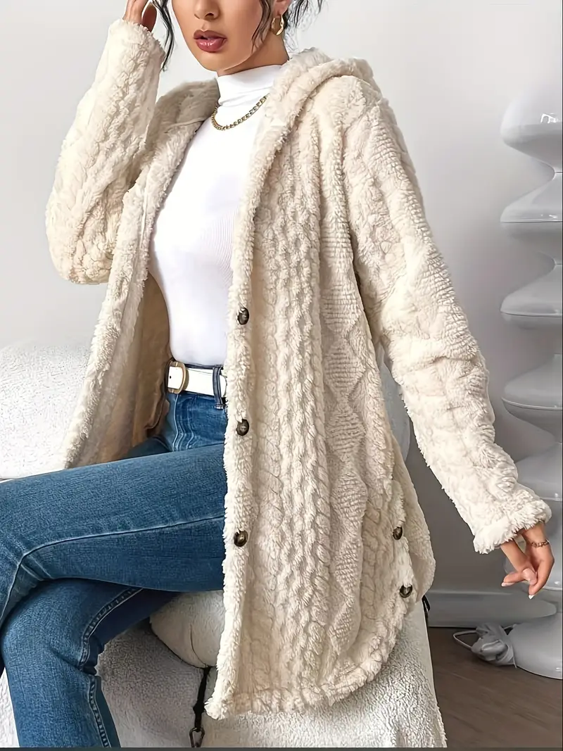 Chloe™ - Plüsch-Hoodie-Cardigan - Image 4