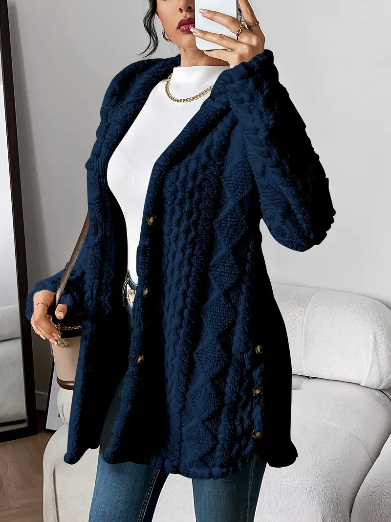 Chloe™ - Plüsch-Hoodie-Cardigan - Image 9