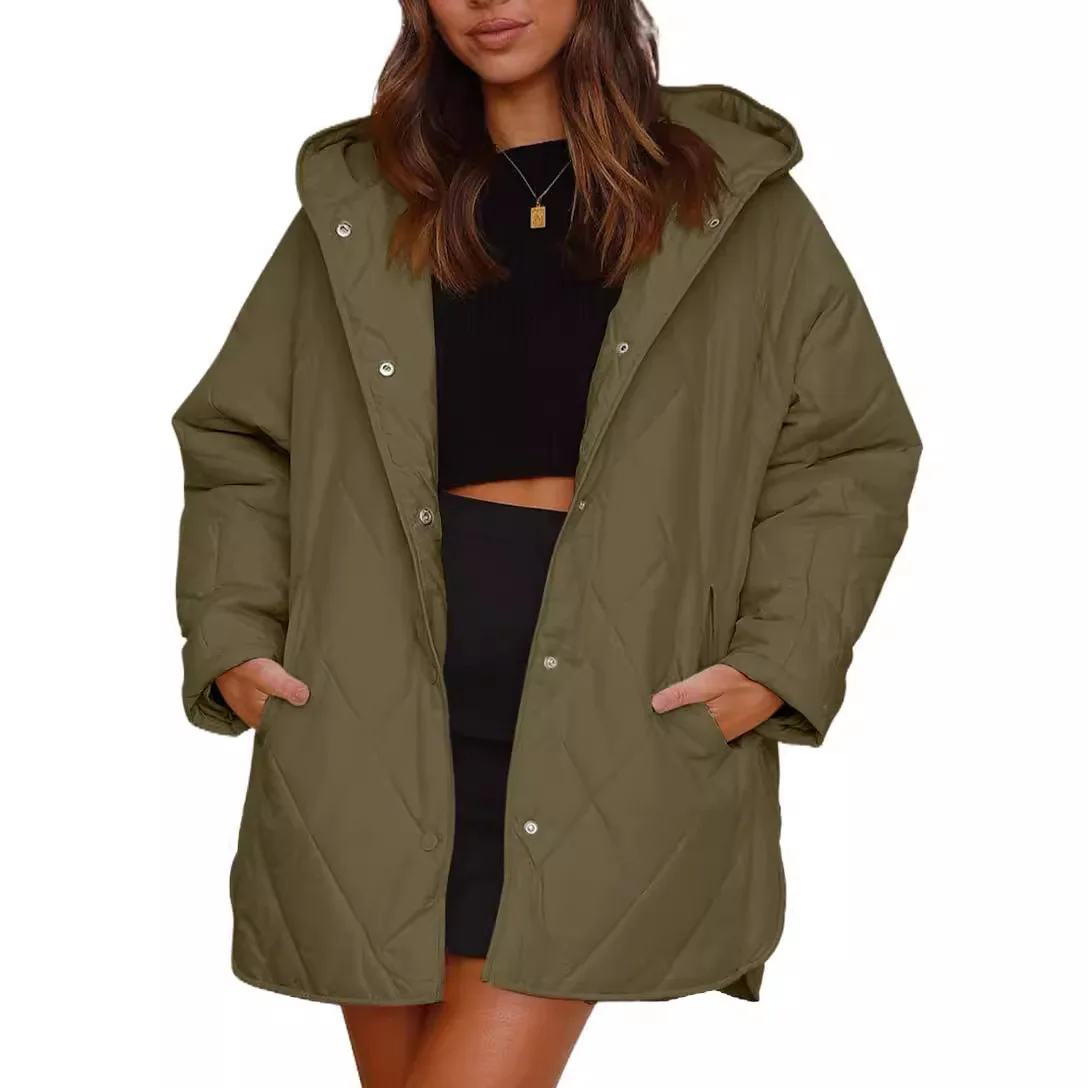 Christa™ - Übergroßer Wintermantel mit Kapuze - Image 12