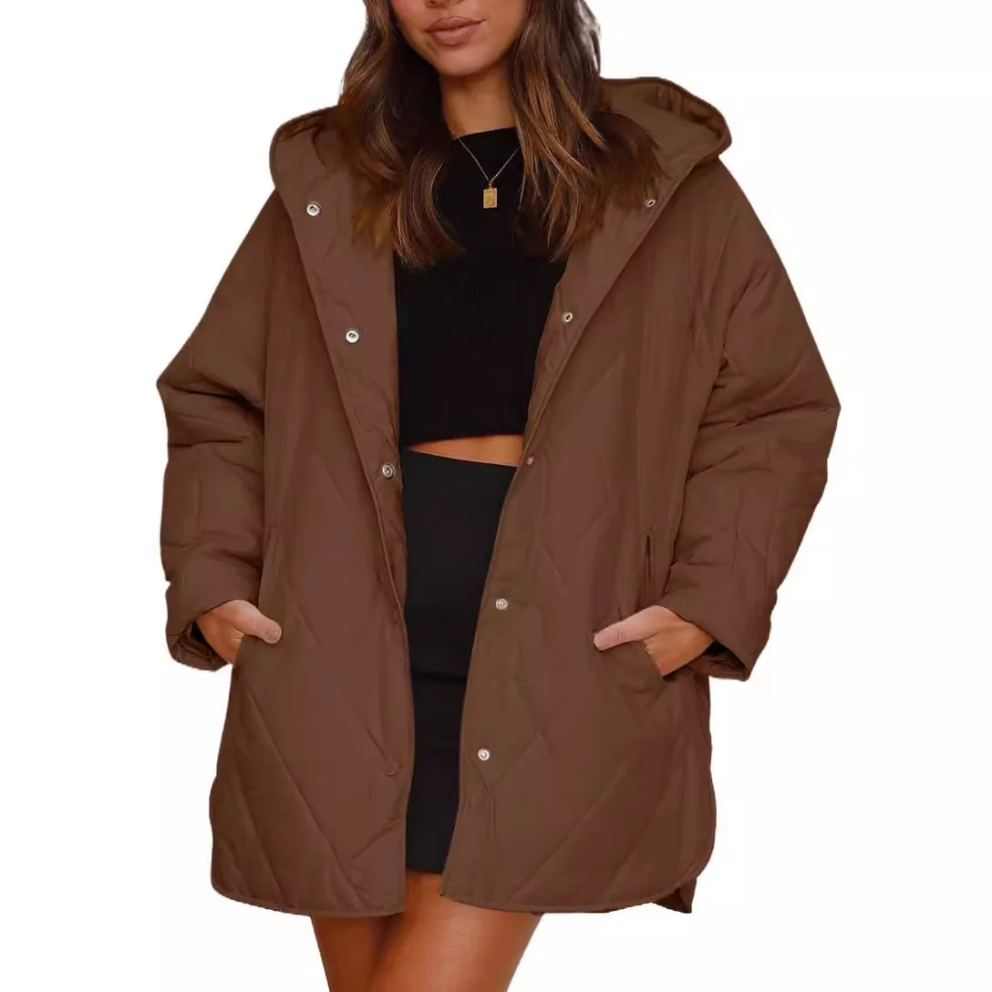 Christa™ - Übergroßer Wintermantel mit Kapuze - Image 14
