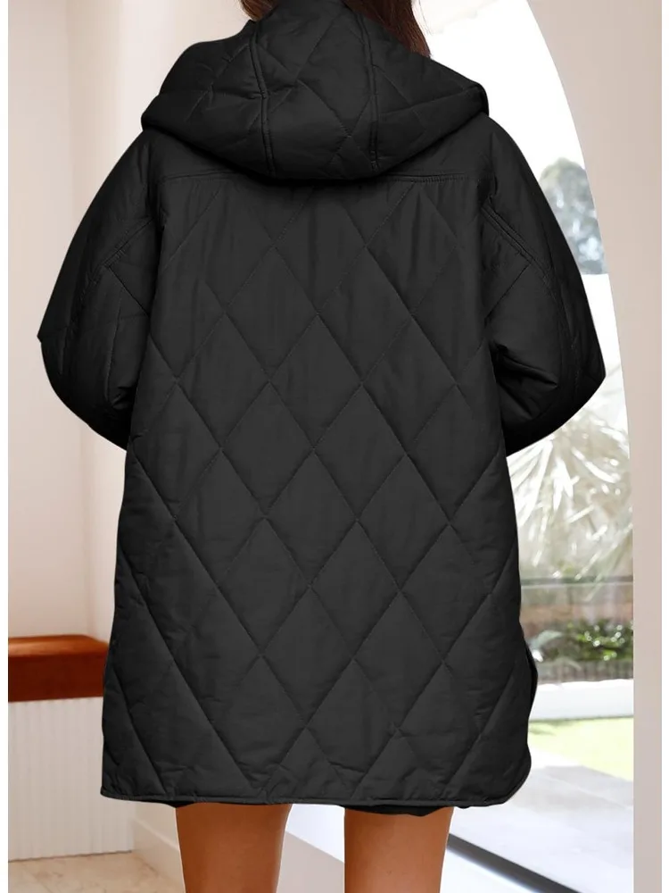 Christa™ - Übergroßer Wintermantel mit Kapuze - Image 4