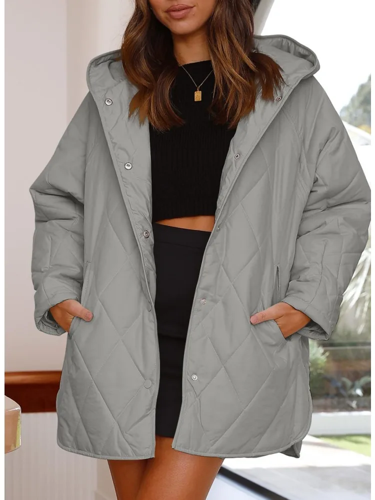 Christa™ - Übergroßer Wintermantel mit Kapuze - Image 5