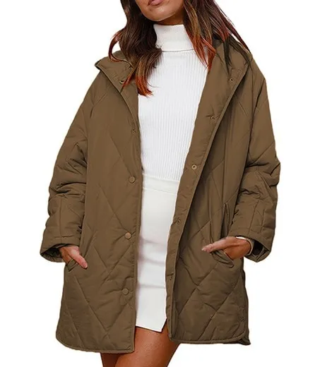 Christa™ - Übergroßer Wintermantel mit Kapuze - Image 7