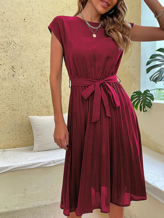 Claire | Lässiges Plisseekleid