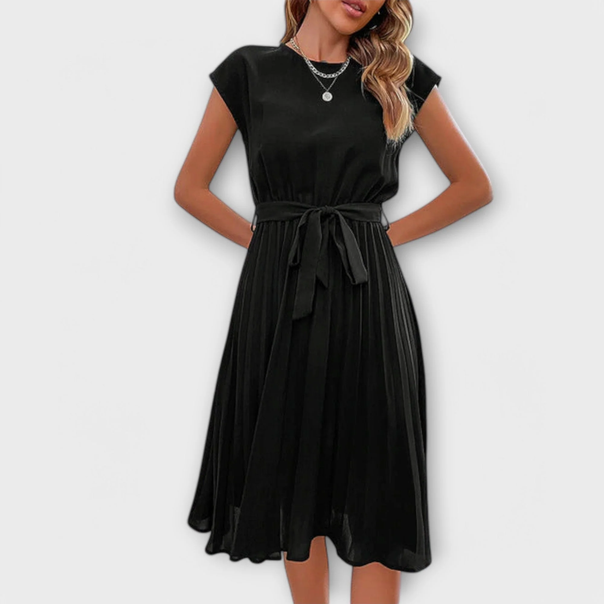 Claire | Lässiges Plisseekleid - Image 2