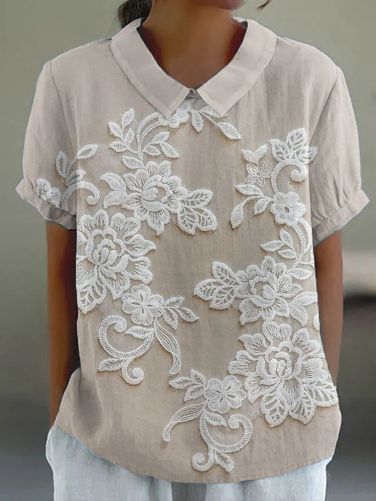 Clarette™ - Vintage Bedrucktes Hemd - Image 2