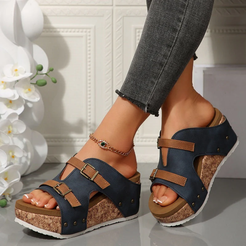 Dahlia™ - Modische Wedge-Plateau-Sandalen - Image 8