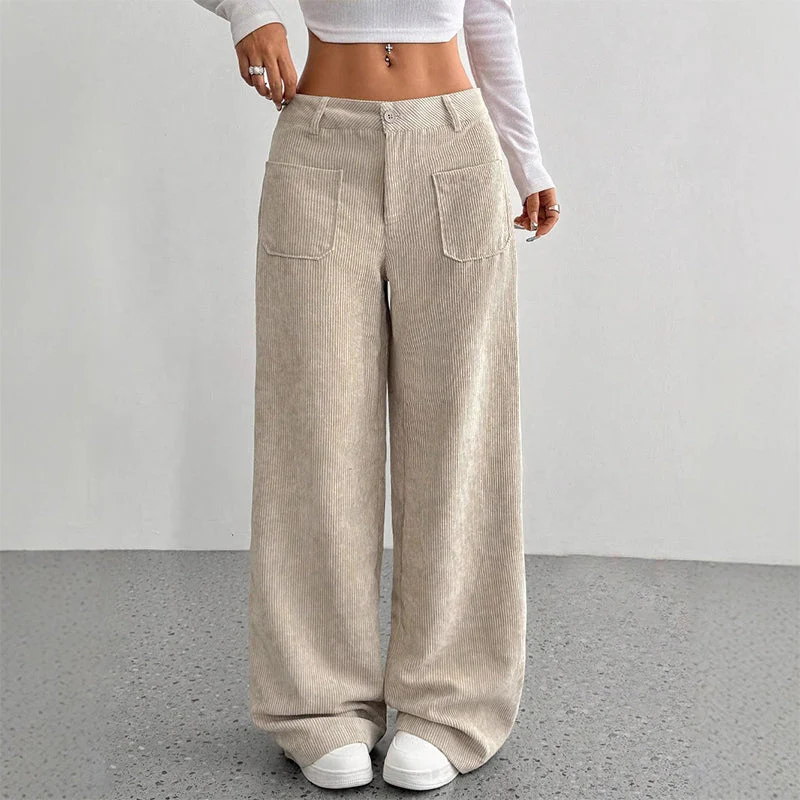 Damen Freizeit-Hochbundhose – Lockere Passform für ultimativen Komfort und Stil - Image 11