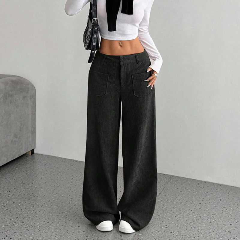 Damen Freizeit-Hochbundhose – Lockere Passform für ultimativen Komfort und Stil - Image 5