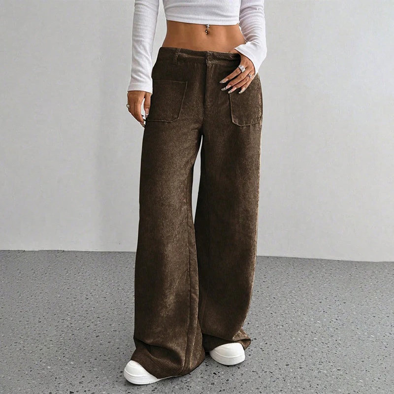 Damen Freizeit-Hochbundhose – Lockere Passform für ultimativen Komfort und Stil - Image 7