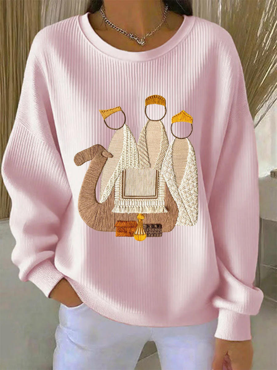 Damen Weihnachts-Jesu-Geburts-Sweatshirts - Image 5