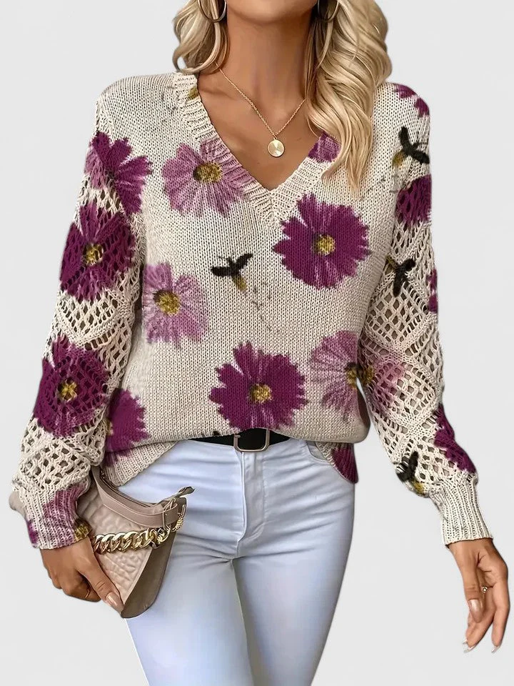 Deborah™ - Lässiger Floral-Pullover - Image 2