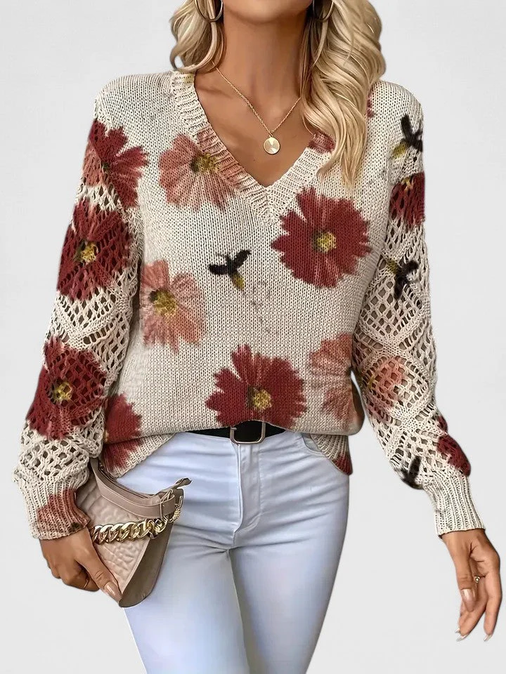 Deborah™ - Lässiger Floral-Pullover - Image 3