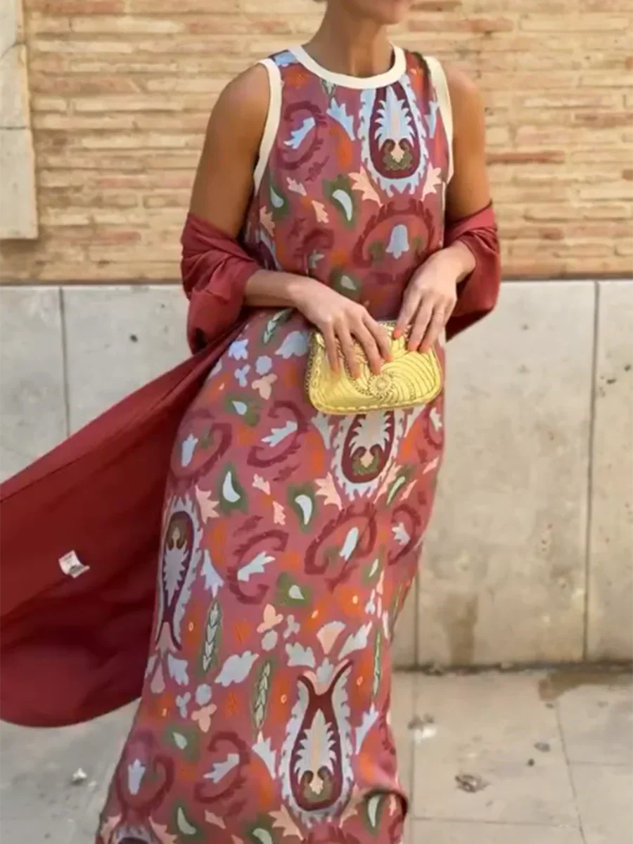 Delly - Bohemian Stil Zweiteiliges Kleid - Image 3