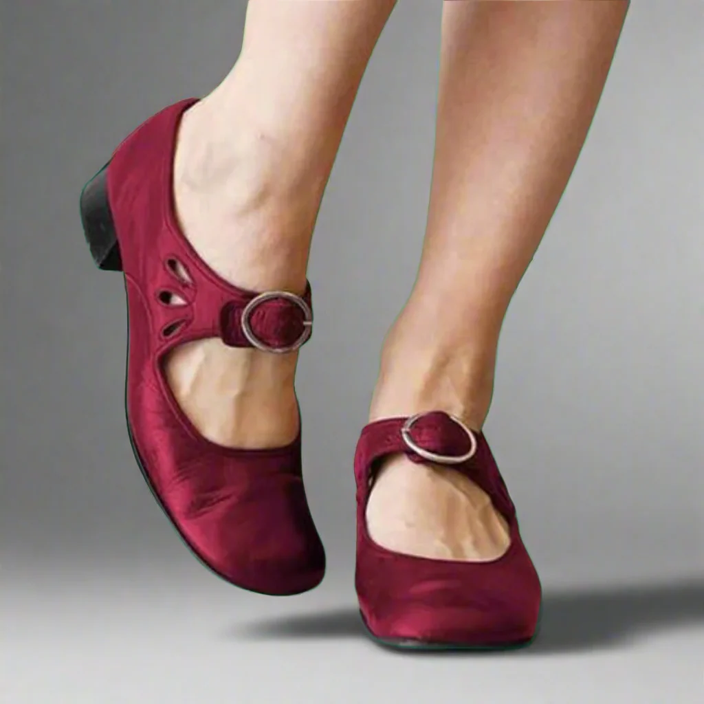 Denise™ - Bequeme Keilsohlen-Orthopädische Ledersandalen