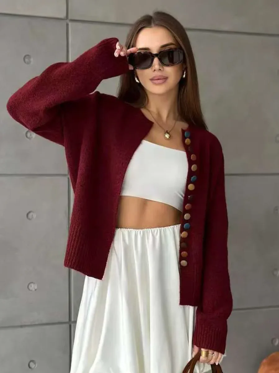 DER NOELLE | KNOPF-AKZENT CARDIGAN - Image 6