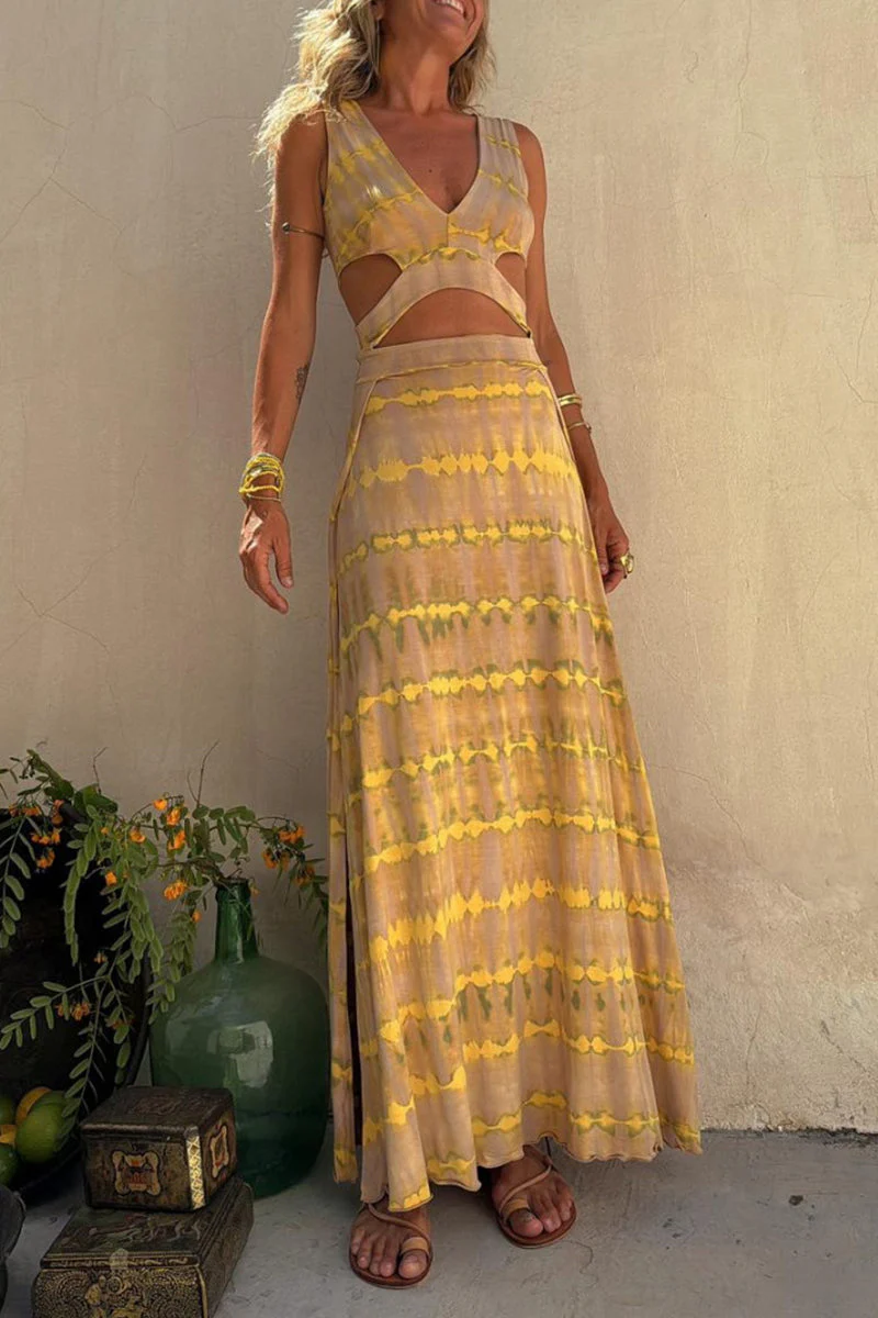 Dixie | Maxi-Chic Kleid mit Cut-Out-Details - Image 2