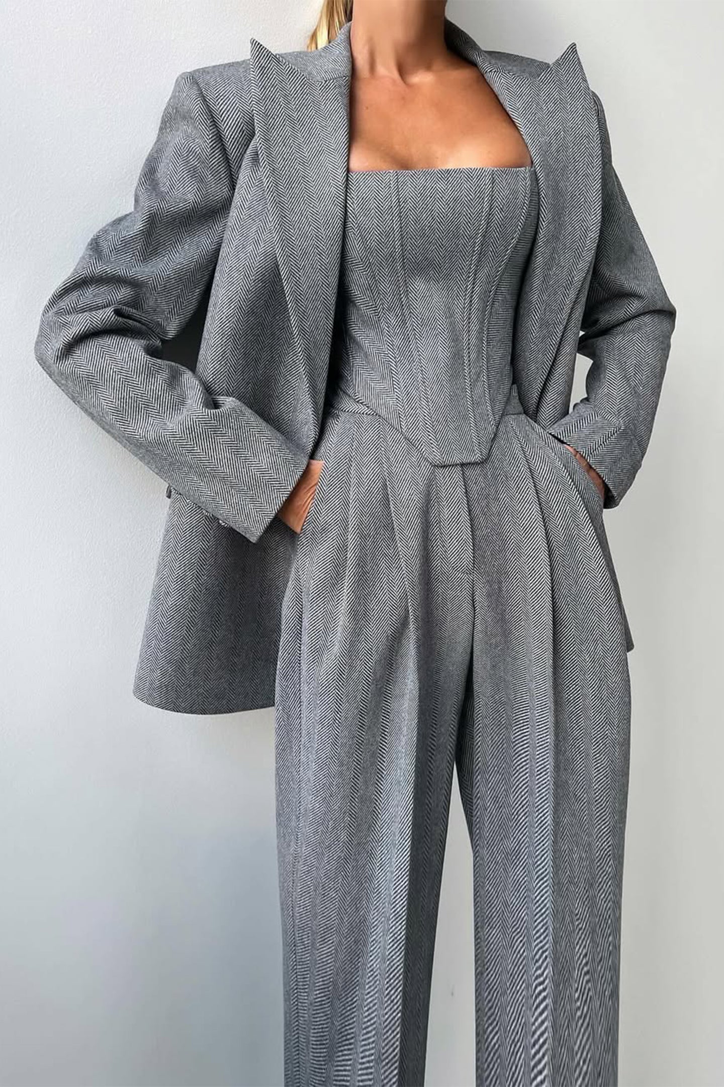 Dolce™ - Drei-Teile-Set mit Doppelreiher-Blazer