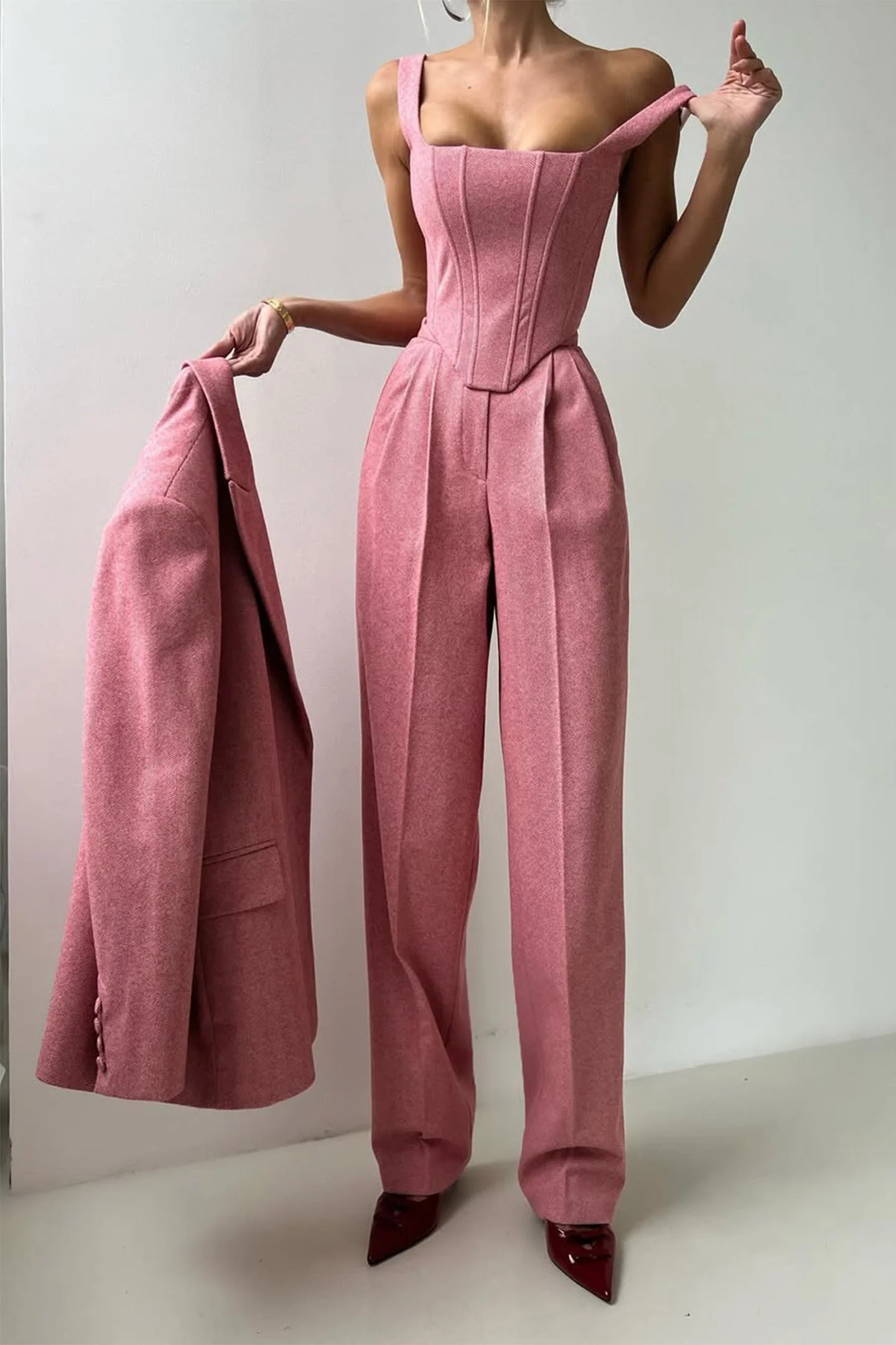 Dolce™ - Drei-Teile-Set mit Doppelreiher-Blazer - Image 10