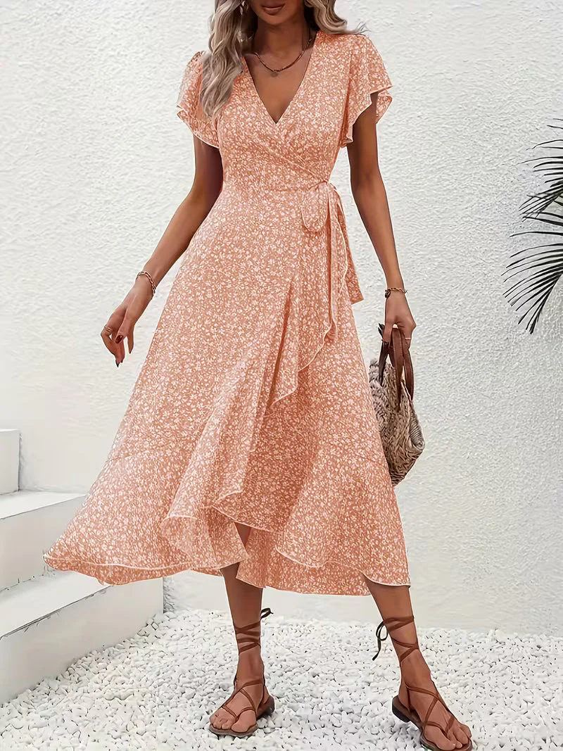 Elara | Fließendes, Bauch-umspielendes Wickelkleid - Image 32