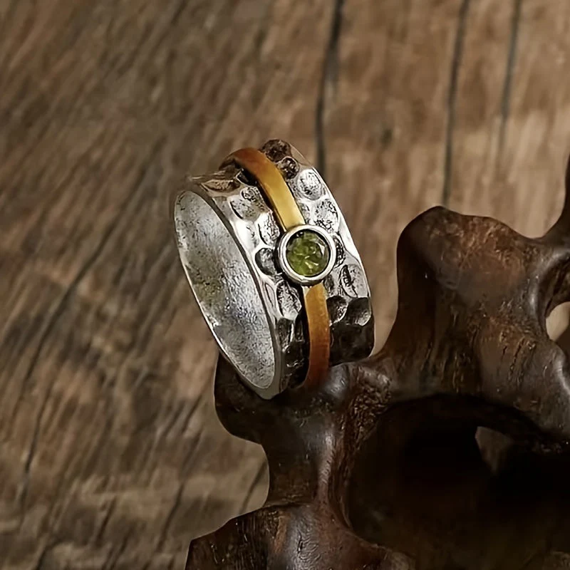 Eleganter grüner Zirkonia-Ring - Image 3