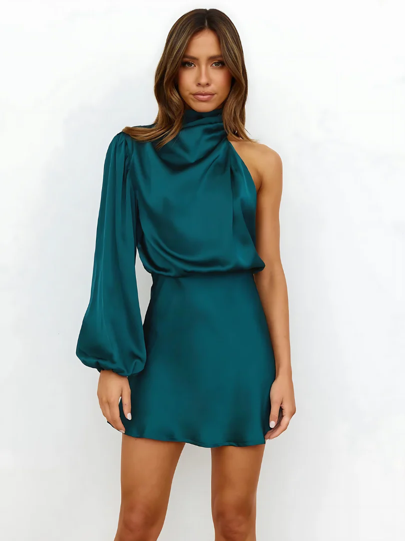 Eline | Satin-Schulterkleid - Image 4
