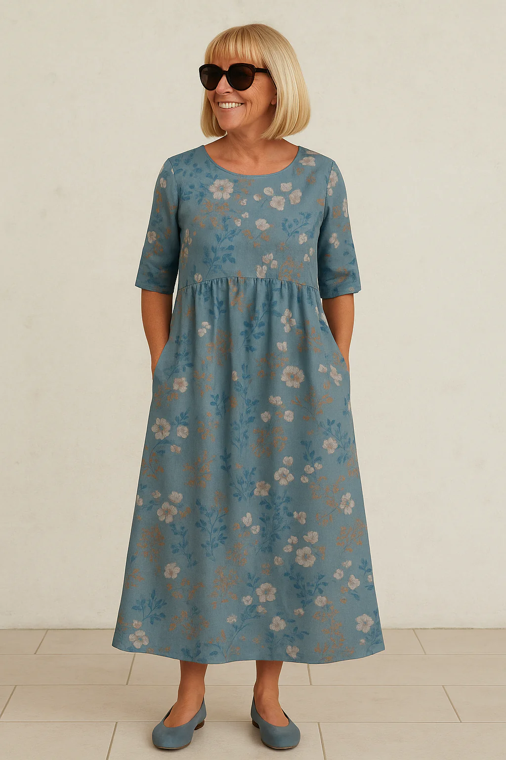 Eliza | Lässiges Midi-Kleid - Nahtloser Stil, Täglicher Komfort - Image 6