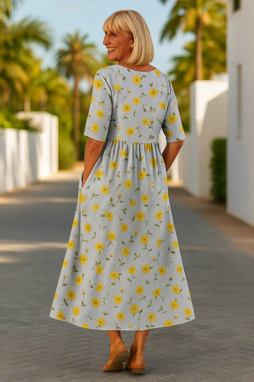 Eliza | Lässiges Midi-Kleid - Nahtloser Stil, Täglicher Komfort - Image 8