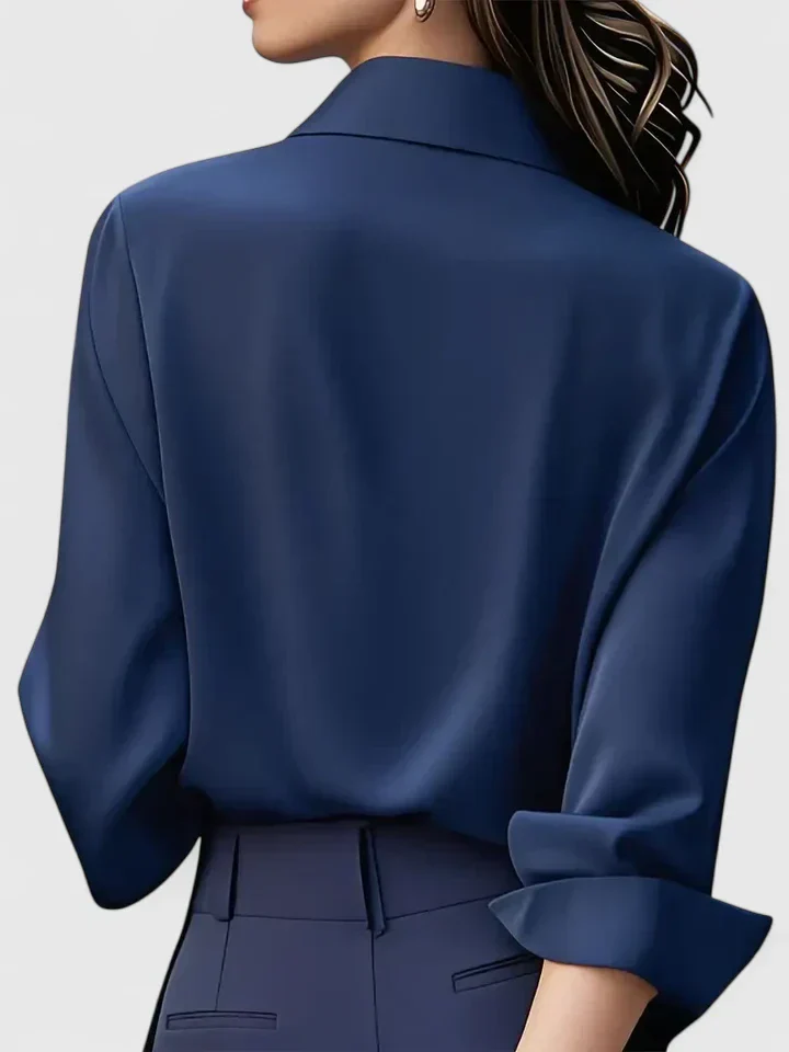 Ellen™ - Elegantes Button-Down-Oberteil - Image 6