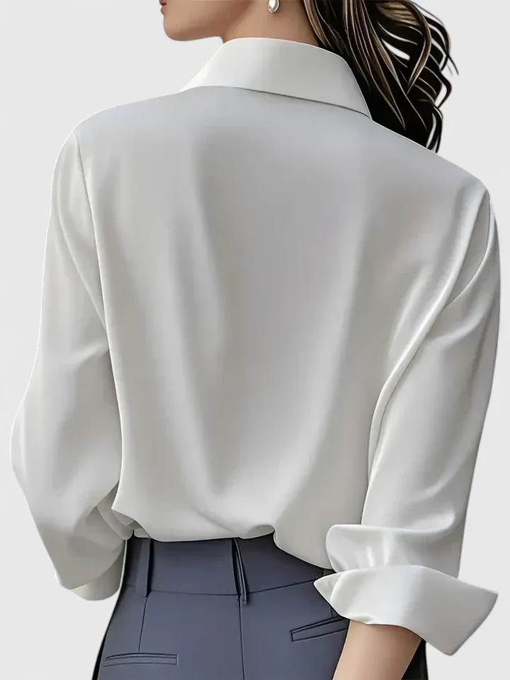 Ellen™ - Elegantes Button-Down-Oberteil - Image 8