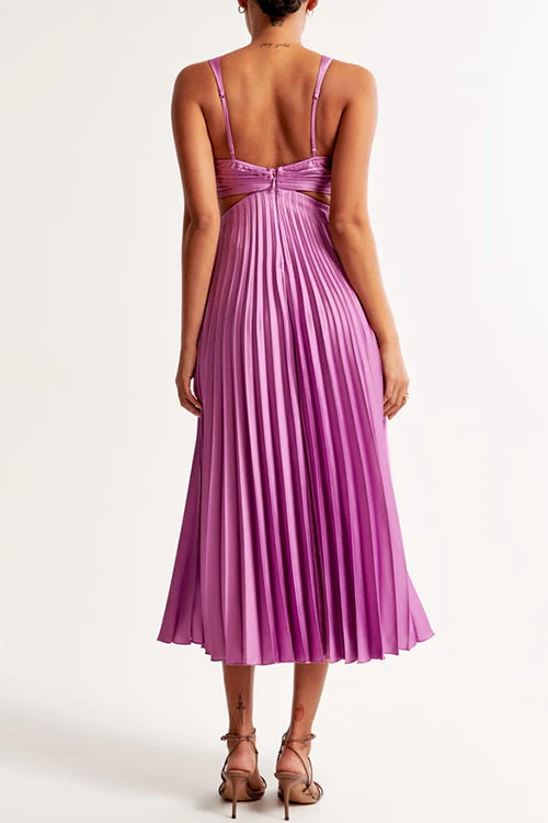 Elsa | Elegantes Plissiertes Maxikleid - Image 3