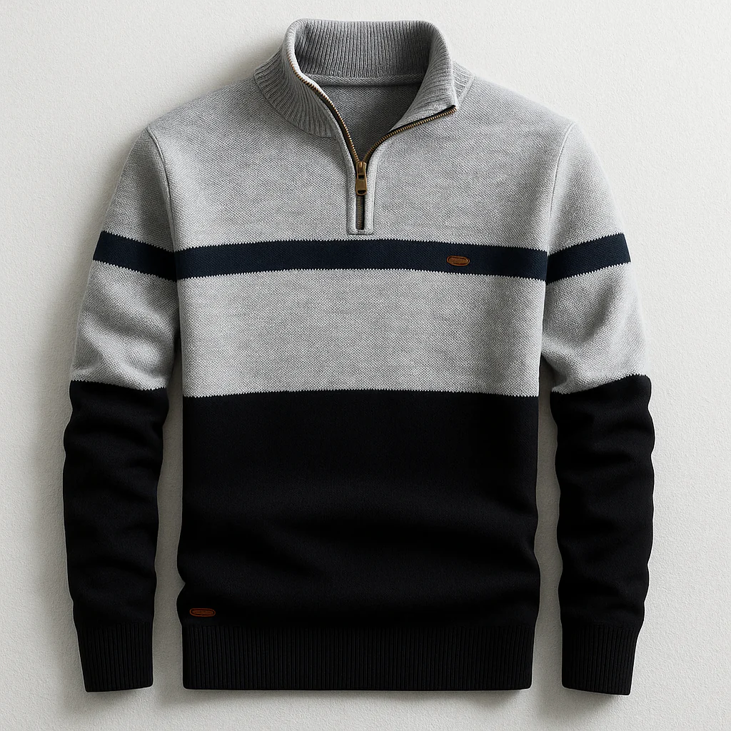 ELSTON HERITAGE PULLOVER MIT VIERTELZIP - Image 4