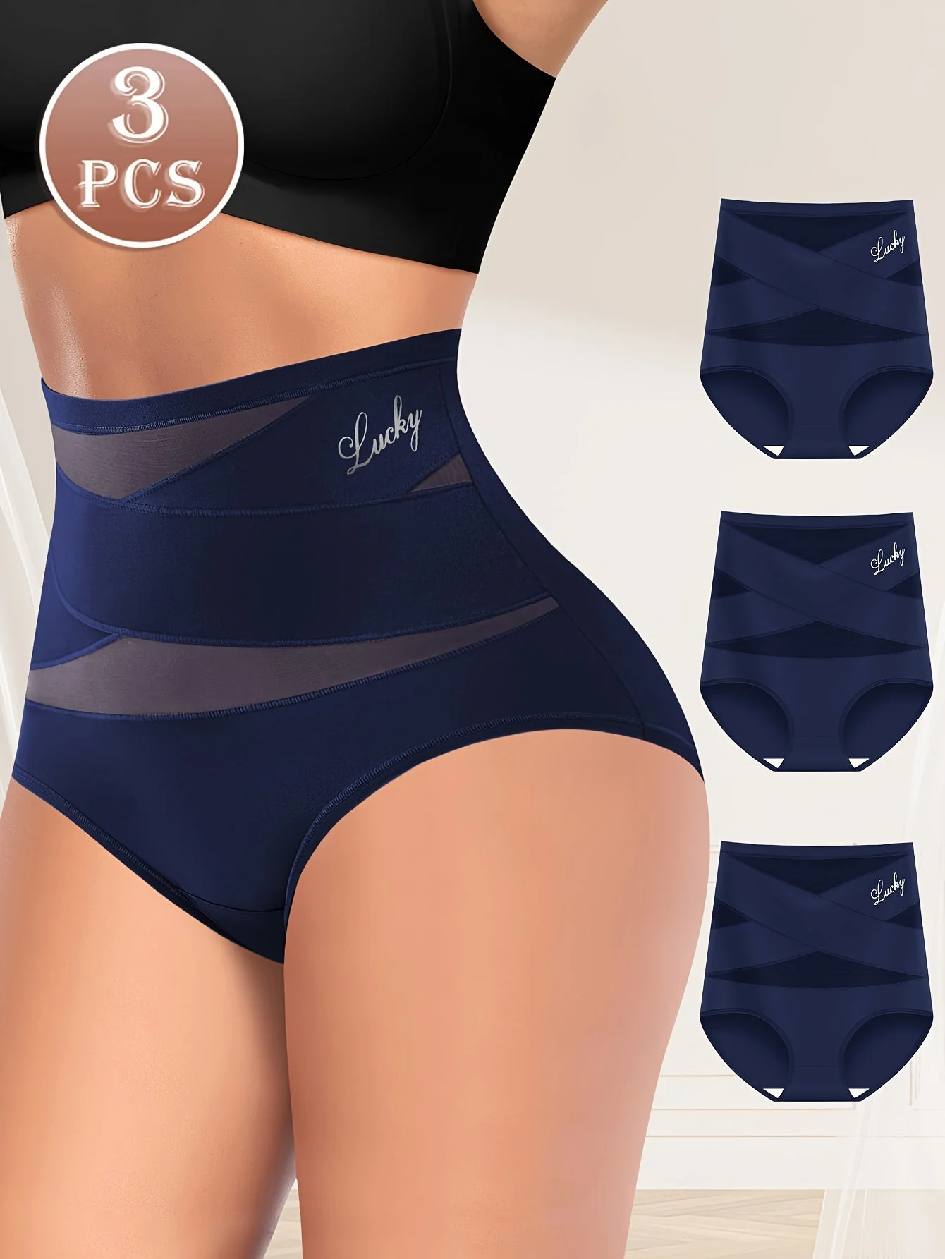 Elvy™ - Damen Hohe Taille Bauchkontrolle Slips - Image 6