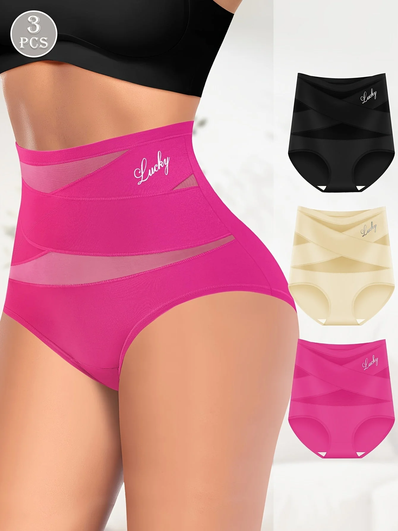 Elvy™ - Damen Hohe Taille Bauchkontrolle Slips - Image 8