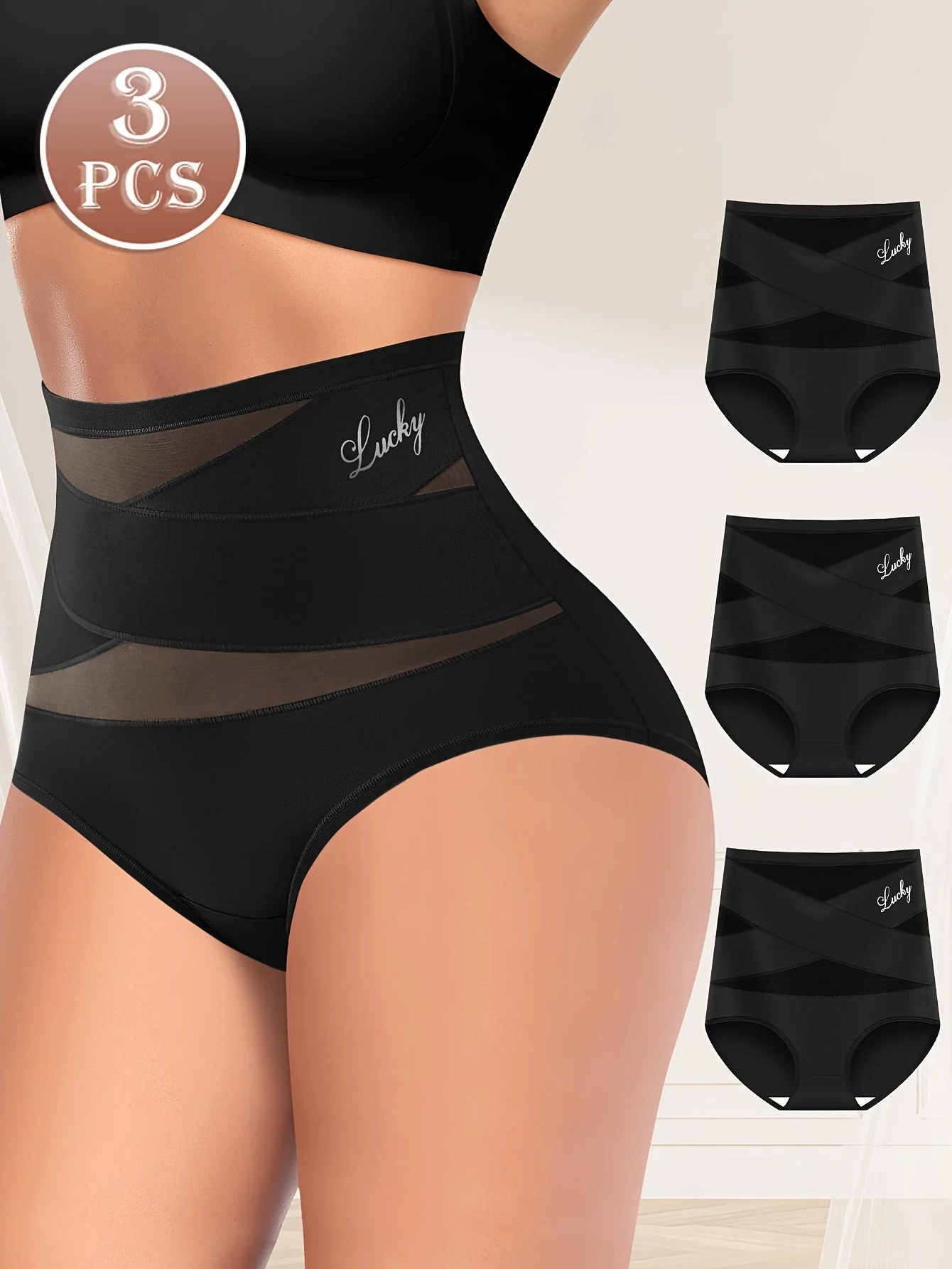 Elvy™ - Damen Hohe Taille Bauchkontrolle Slips - Image 9