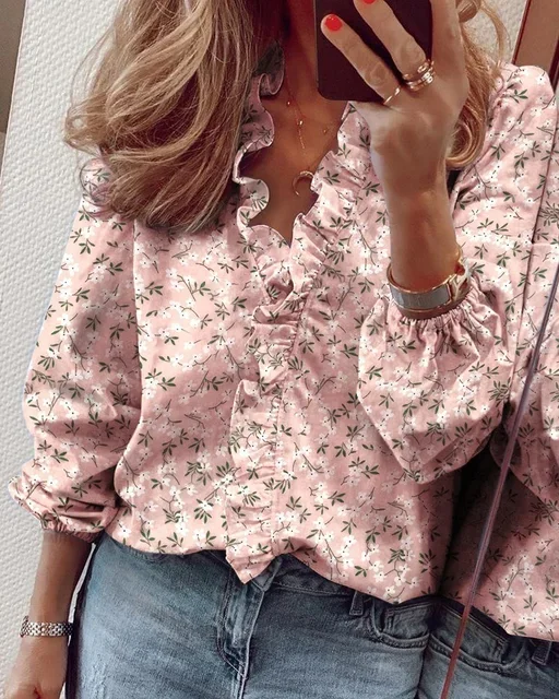 Enola™ | Feminine Bluse mit verspielten Rüschen - Image 5