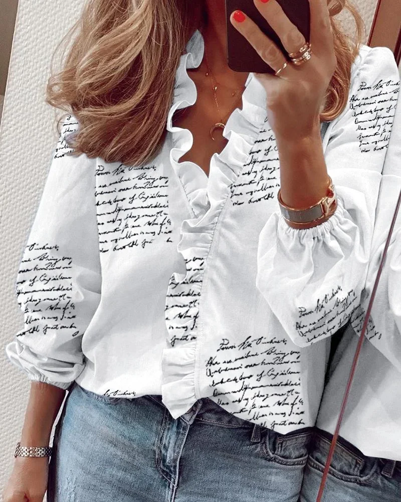 Enola™ | Feminine Bluse mit verspielten Rüschen - Image 6