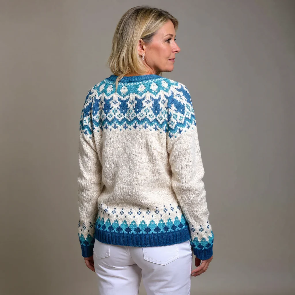 Eva | Vintage Isländischer Handgefertigter Cardigan - Image 2