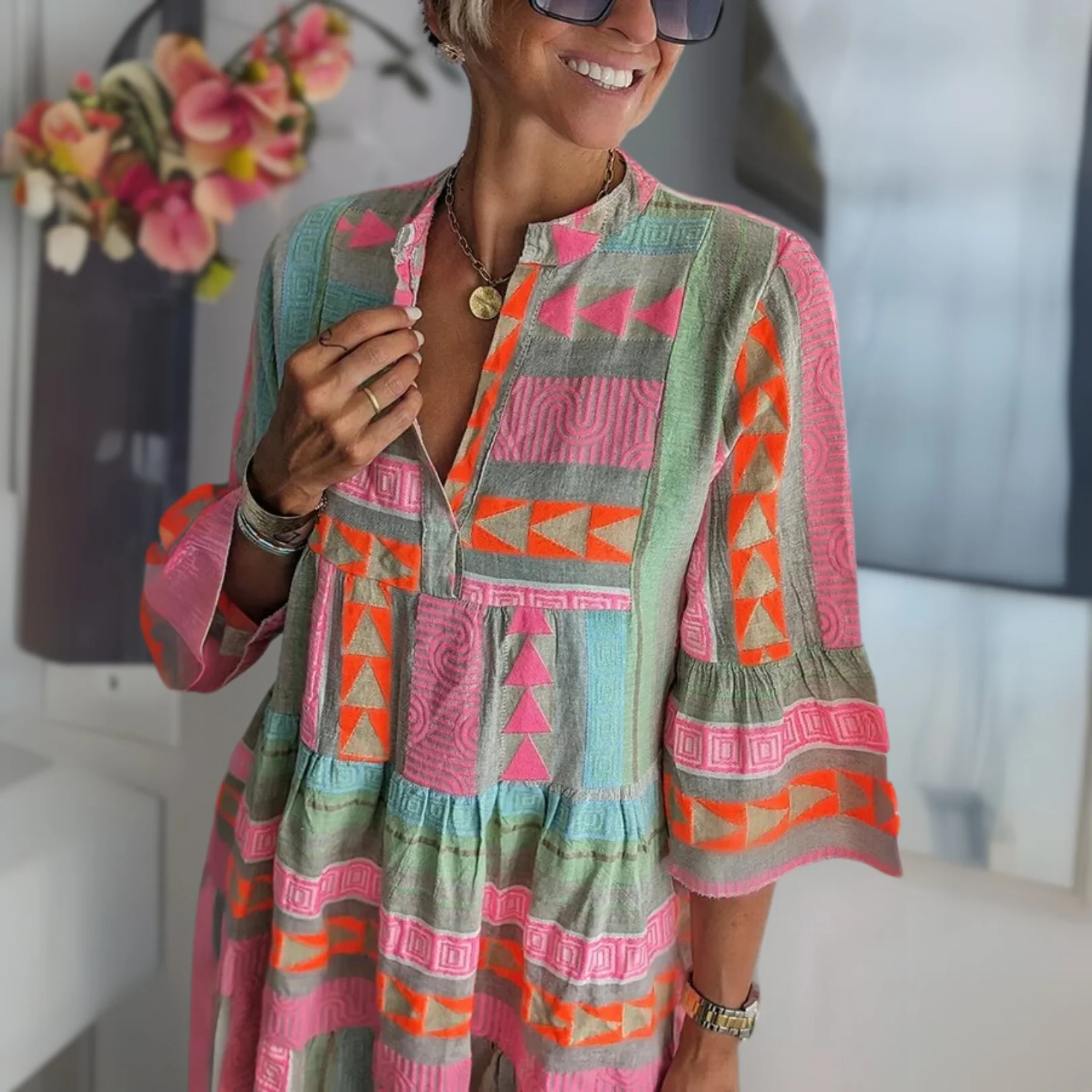 Evadne | Chic und Mühelos Kleid - Image 4