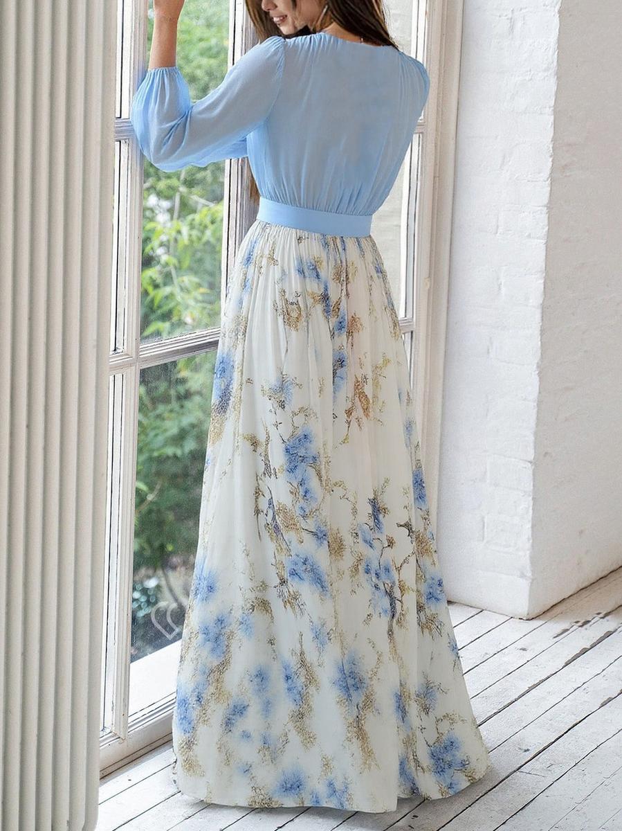 Fiorella | Elegantes Maxikleid mit Floralprint - Image 4