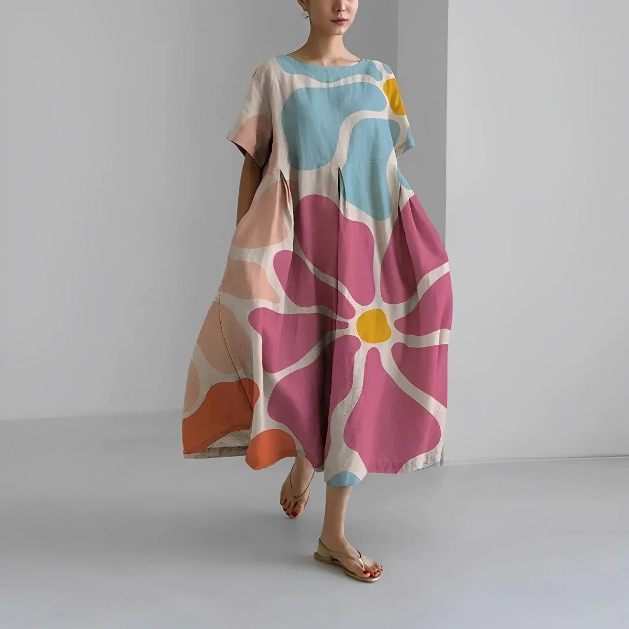 Floria - Lebhaftes Blumenkleid - Image 2