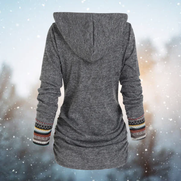 Franzi™ - Tribal-Muster Hoodie - Image 2