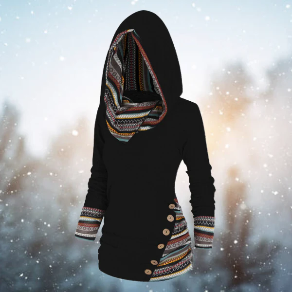 Franzi™ - Tribal-Muster Hoodie - Image 5