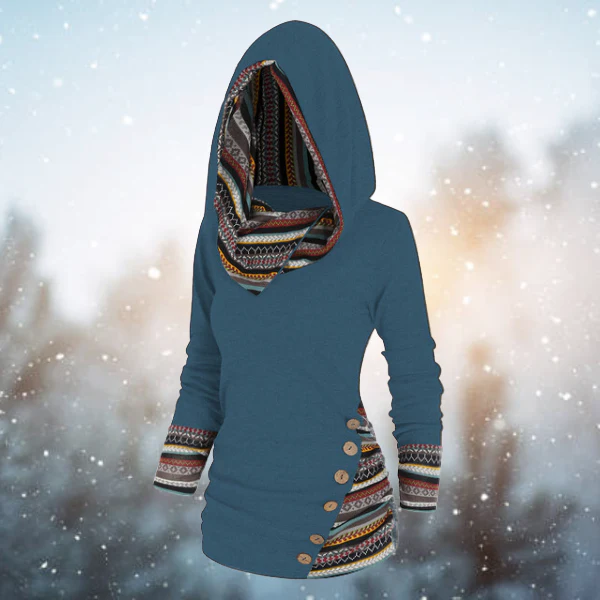 Franzi™ - Tribal-Muster Hoodie - Image 6