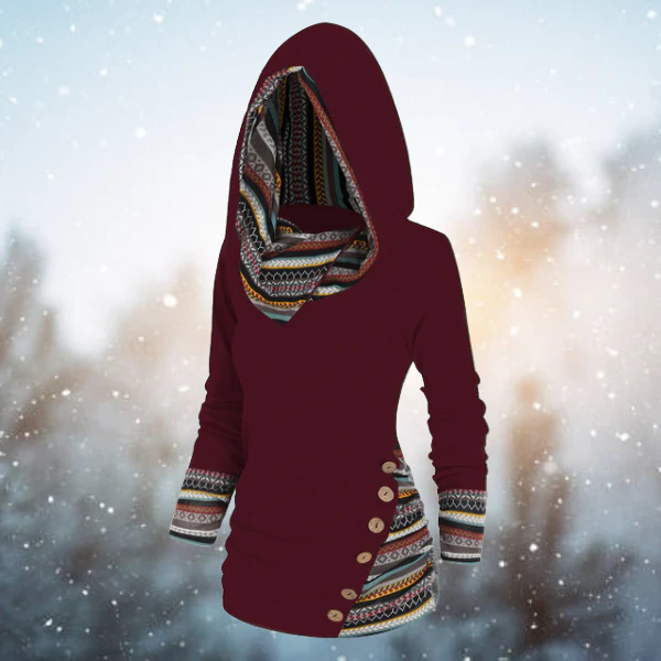 Franzi™ - Tribal-Muster Hoodie - Image 7