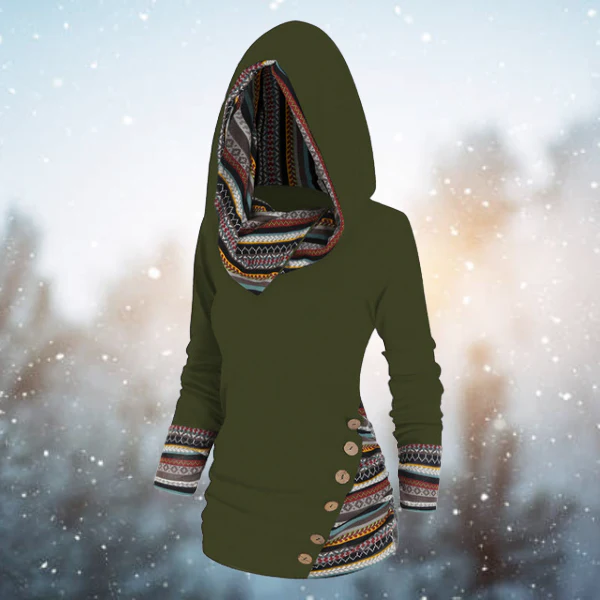 Franzi™ - Tribal-Muster Hoodie - Image 8