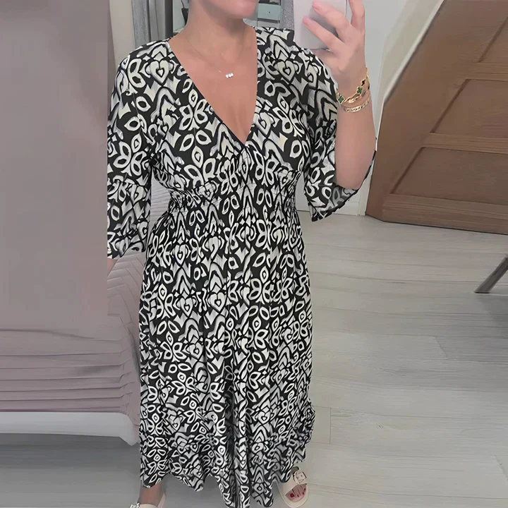 Frieda | Luftiges Sommerkleid mit V-Ausschnitt - Image 2
