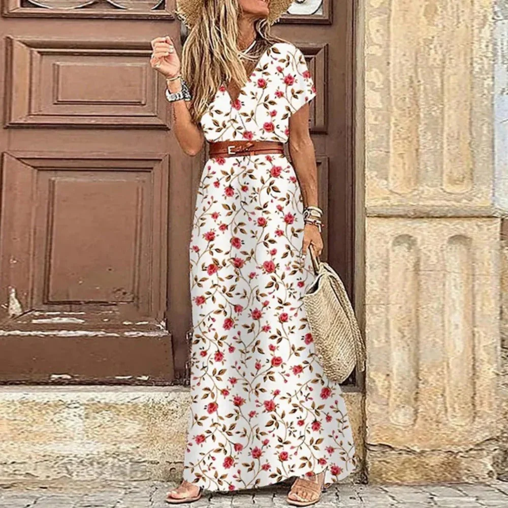 Frouke™ - Maxi Ibiza Kleid - Inklusive Gürtel
