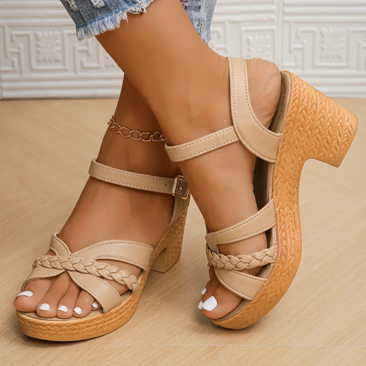 Gianna™ Zeitlose Mid-Heel Sandalen - Image 10
