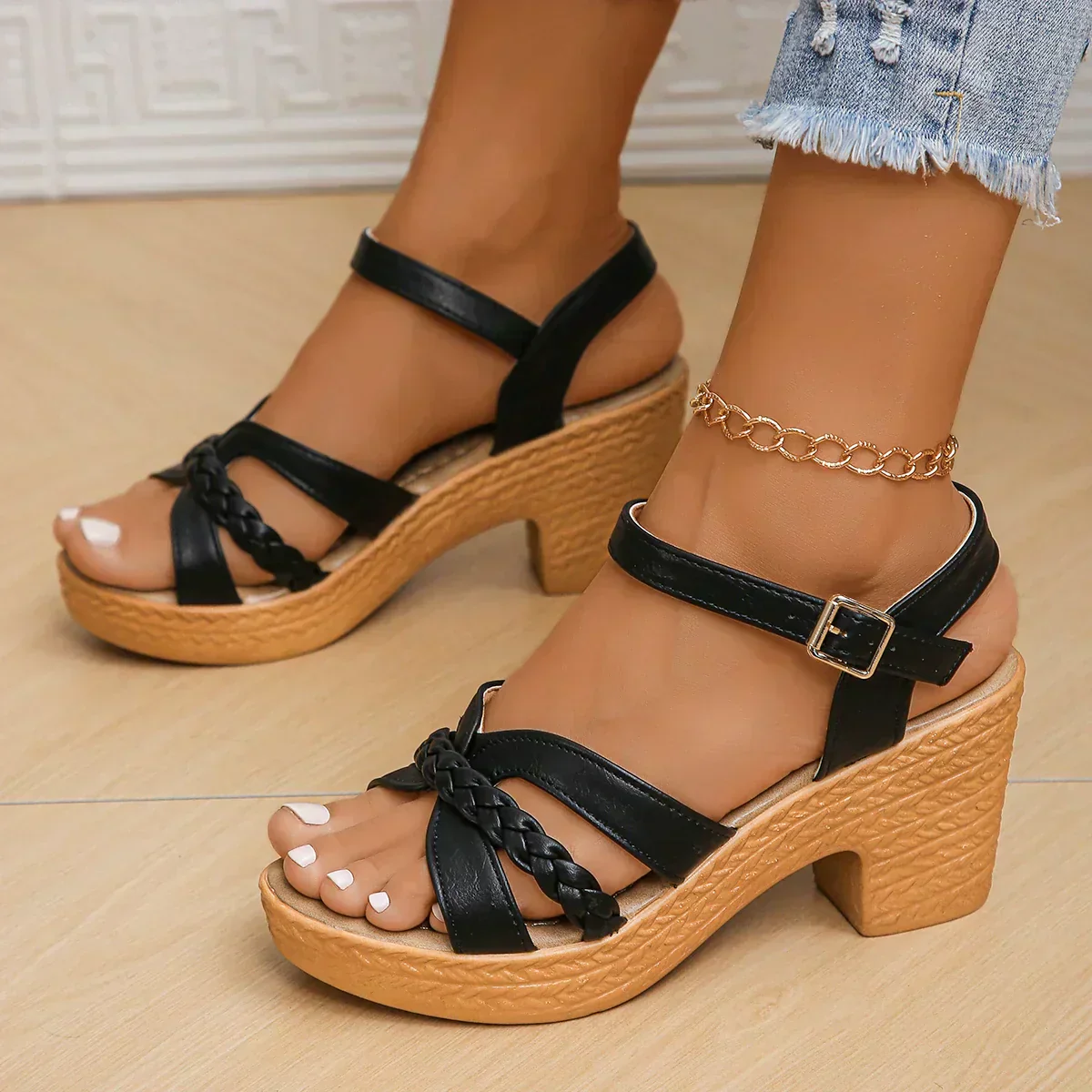 Gianna™ Zeitlose Mid-Heel Sandalen - Image 2